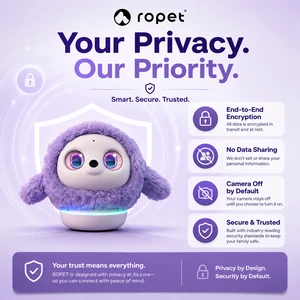 Ropet KAMOMO Pro – חיית מחמד רובוטית AI עם בסיס טעינה