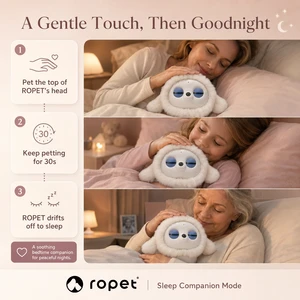 Ropet KAMOMO Pro – חיית מחמד רובוטית AI עם בסיס טעינה