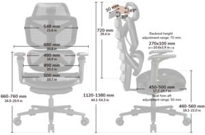 כיסא גיימינג ארגונומי COUGAR TERMINATOR AIR שחור