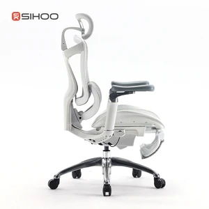 כיסא ארגונומי SIHOO Doro C300 אפור בהיר עם הדום