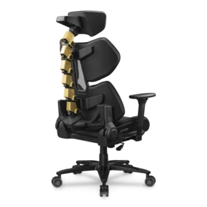 כיסא גיימינג ארגונומי COUGAR TERMINATOR ELITE GOLD – שחור־זהב