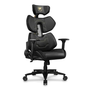 כיסא גיימינג ארגונומי COUGAR TERMINATOR ELITE GOLD – שחור־זהב