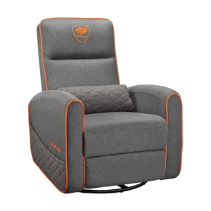 כורסת גיימינג COUGAR FIDOM GRAY – אפור־כתום