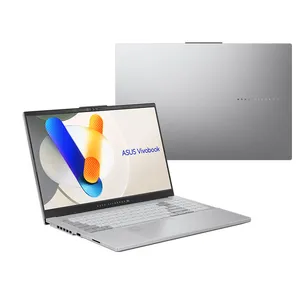 מחשב נייד אסוס ASUS VivobookPro/N6506MU/15.6 3K OLED/Ultra7 155H/24GB DDR5/1TB M.2 SSD/RTX4050-6gb/Silver/FD/3YOS