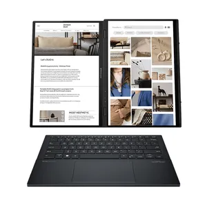 מחשב נייד אסוס ASUS Zenbook Duo/UX8406MA-14.0 OLED-3K-Touch/ultra 9 Processor/32GB DDR/2TB M.2 SSD/Win11 Home/Gray/3YOS