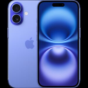 סמארטפון Apple iPhone 16 256GB - צבע כחול עמוק שנה אחריות ע״י היבואן הרשמי