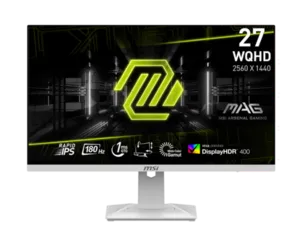 מסך מחשב לבן גיימינג MSI MAG G274QRFW 2K