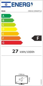 MAG 32" LED TV CRD32-SMART12