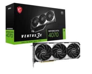 כרטיס מסך MSI GeForce RTX 4070 VENTUS 3X E 12G OC