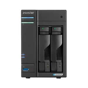 Asustor Lockerstor 2 Gen 2 AS6702T 2 Bay NAS, Quad-Core 2.0GHz CPU, Dual 2.5GbE, 4GB DDR4, M.2 SSD
