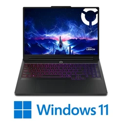מחשב נייד 16 אינץ Lenovo Legion Pro 7 16IAX10H 83F500AUIV OLED Ultra 9 32GB 1TB RTX 5070 TI - צבע שחור, כולל מערכת הפעלה, 3 שנות אחריות