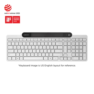 Lenovo 800 Self-Charging Bluetooth Keyboard-Hebrew GY41R69592