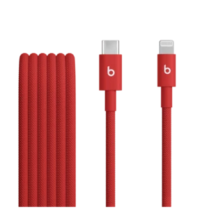 כבל ומתאם Beats Beats USB-C to Lightning Woven Cable (1.5 m) - Rapid Red | MFEH4ZM/A