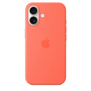 iPhone 16 Silicone Case with MagSafe - Tangerine – MDGN4ZM/A
