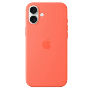 iPhone 16 Plus Silicone Case with MagSafe - Tangerine – MDGT4ZM/A