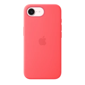 iPhone 17e Silicone Case with MagSafe – Bright Guava – MHWH4ZM/A