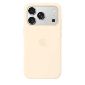 iPhone 17 Pro Silicone Case with MagSafe – Vanilla – MHVX4ZM/A