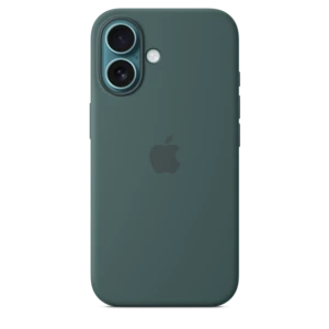 iPhone 16 Silicone Case with MagSafe - Lake Green – MYY83ZM/A