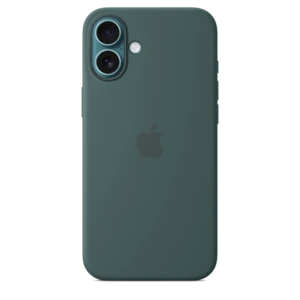iPhone 16 Plus Silicone Case with MagSafe - Lake Green – MYYH3ZM/A