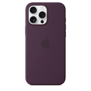 iPhone 16 Pro Max Silicone Case with MagSafe - Plum | MYYW3ZM/A