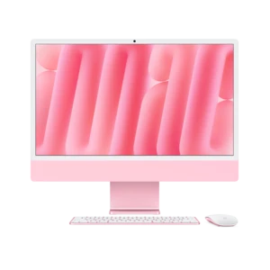 24-inch iMac with Retina 4.5K display: Apple M4 chip with 10‑core CPU and 10‑core GPU, 24GB, 512GB SSD - Pink – MD2U4AE/A