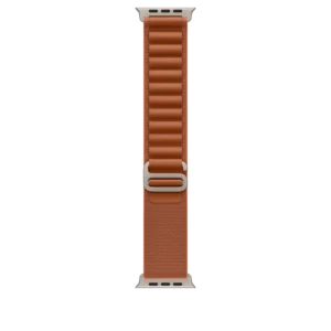 רצועה לשעון 49mm Terra Cotta Alpine Loop - Small - Natural Titanium Finish | MFTA4ZM/A