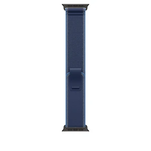 49mm Blue/Bright Blue Trail Loop - M/L - Black Titanium Finish – MG9R4ZM/A