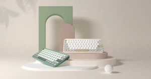 ASUS Marshmallow Keyboard KW100/EN+HEB/Bluetooth® 5.0/ Support: Win+Mac+Chrome/Green Tea -copilot – 90XB0880-BKB380