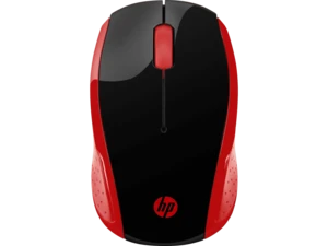 עכבר HP אופטי אלחוטי אדום - דונגל ננו 200 – 2HU82AA