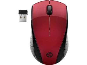 עכבר HP אופטי אלחוטי - דונגל ננו 220 אדום – 7KX10AA