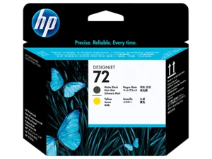 ראש הדפסה 72 שחור מט+צהוב C9384A