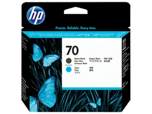 ראש הדפסה 70 שחור מט+ציאן C9404A