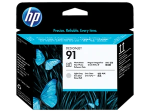 ראש הדפסה 91 שחור פו+אפור ליט C9463A