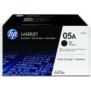 זוג טונרים HP P-2035 A מקור CE505-D