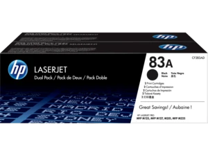 זוג טונרים HP 83A למד' CF283AF M127