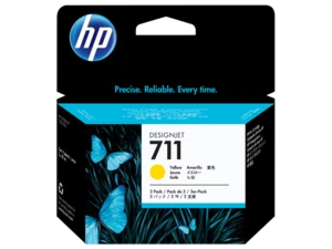 מילוי (3) HP 711 צהוב CZ136A T-520/120