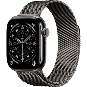 שעון חכם Apple Watch Series 11 GPS + Cellular 42 מ״מ – Slate, טיטניום, Slate Milanese Loop | MF8U4ZR/A