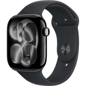 שעון חכם Apple Watch Series 11 GPS + Cellular 46 מ״מ – Jet Black, אלומיניום, Black Sport Band - M/L | MFC44ZR/A