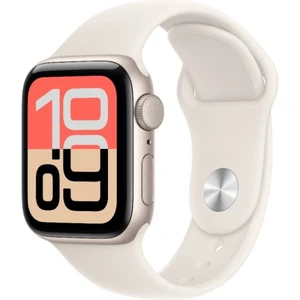 שעון חכם Apple Watch SE 3 GPS + Cellular 40 מ״מ – Starlight, אלומיניום, Starlight Sport Band - M/L | MEP74ZR/A