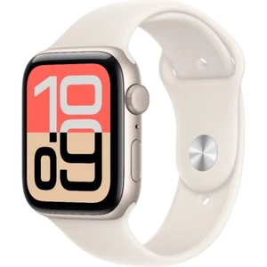 שעון חכם Apple Watch SE 3 GPS + Cellular 44 מ״מ – Starlight, אלומיניום, Starlight Sport Band - M/L | MEPF4ZR/A