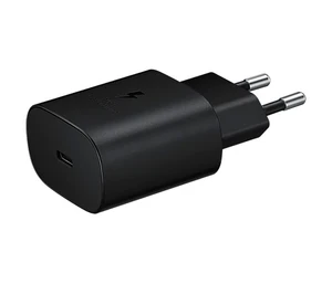מטען קיר Samsung 25W USB‑C שחור ללא כבל | C010705000