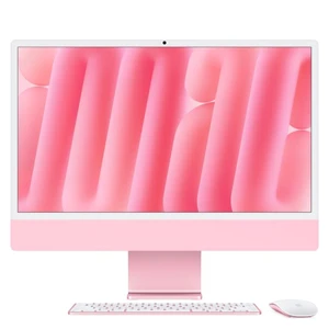 מחשב All-in-One Apple iMac 24" M4 עם 16GB, 256GB SSD, מסך Retina 4.5K בצבע ורוד