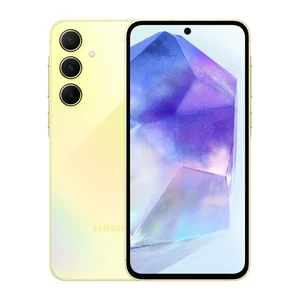 סמארטפון Samsung Galaxy A55 5G דגם SM-A556E/DS עם זיכרון 8GB, אחסון 128GB, מסך 6.6 אינץ׳ Super AMOLED 120Hz, צבע צהוב לימון ואחריות לשנה על ידי סאני | E000000351
