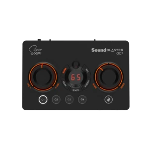 כרטיס קול Creative SB-GC7 – Sound Blaster GC7 - Game Streaming USB DAC and Amp with Programmable Buttons and Super X-Fi