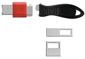 פתרון אבטחה למחשב Kensington USB Port Lock with Blockers – K67913WW