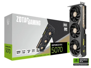 כרטיס מסך ZOTAC GAMING GeForce RTX 5070 SOLID OC