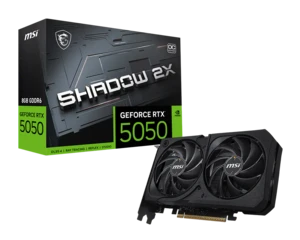 כרטיס מסך MSI RTX 5050 8G SHADOW 2X OC