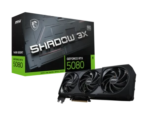 כרטיס מסך MSI RTX 5080 16G SHADOW 3X OC
