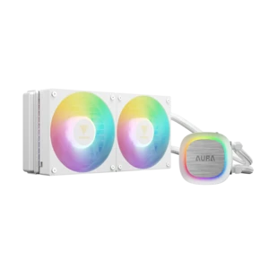 קירור למעבד GAMDIAS AURA GL240 V2 WH