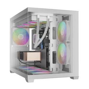 מארז מחשב GAMDIAS AURA GC10M V2 WH